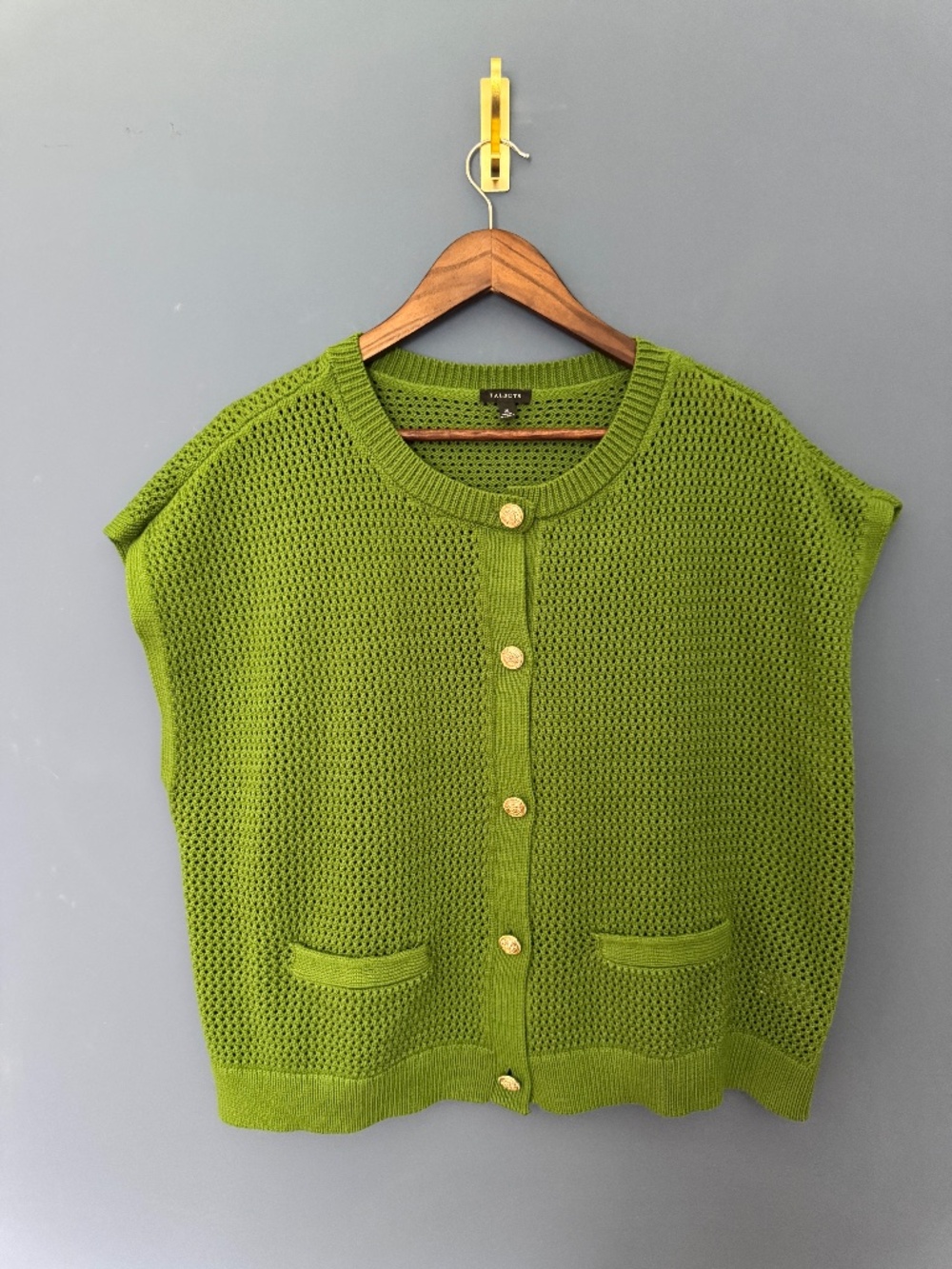 TALBOTS MESH STITCH SWEATER SHELL XL - Picture 1 of 6